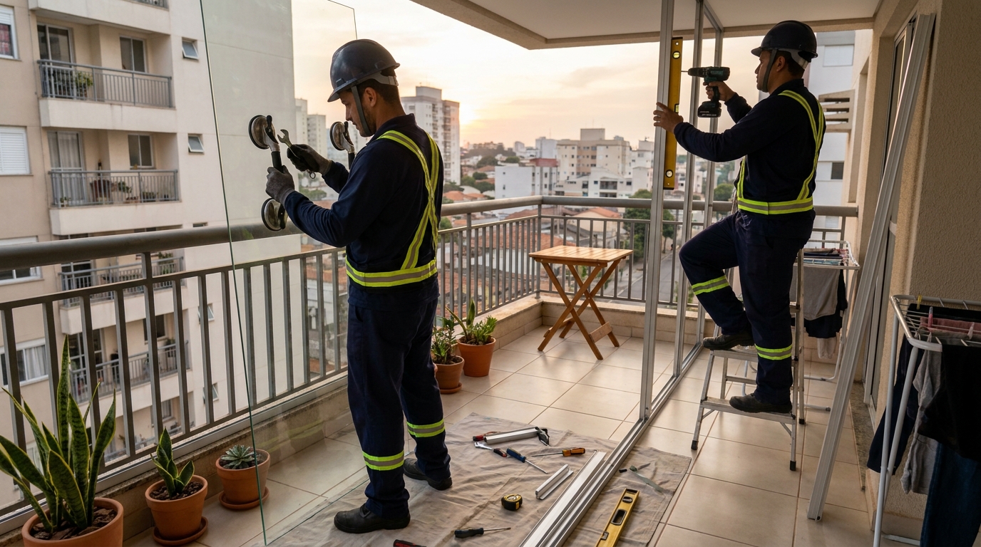Divisórias em Vidro em Maringá‑PR