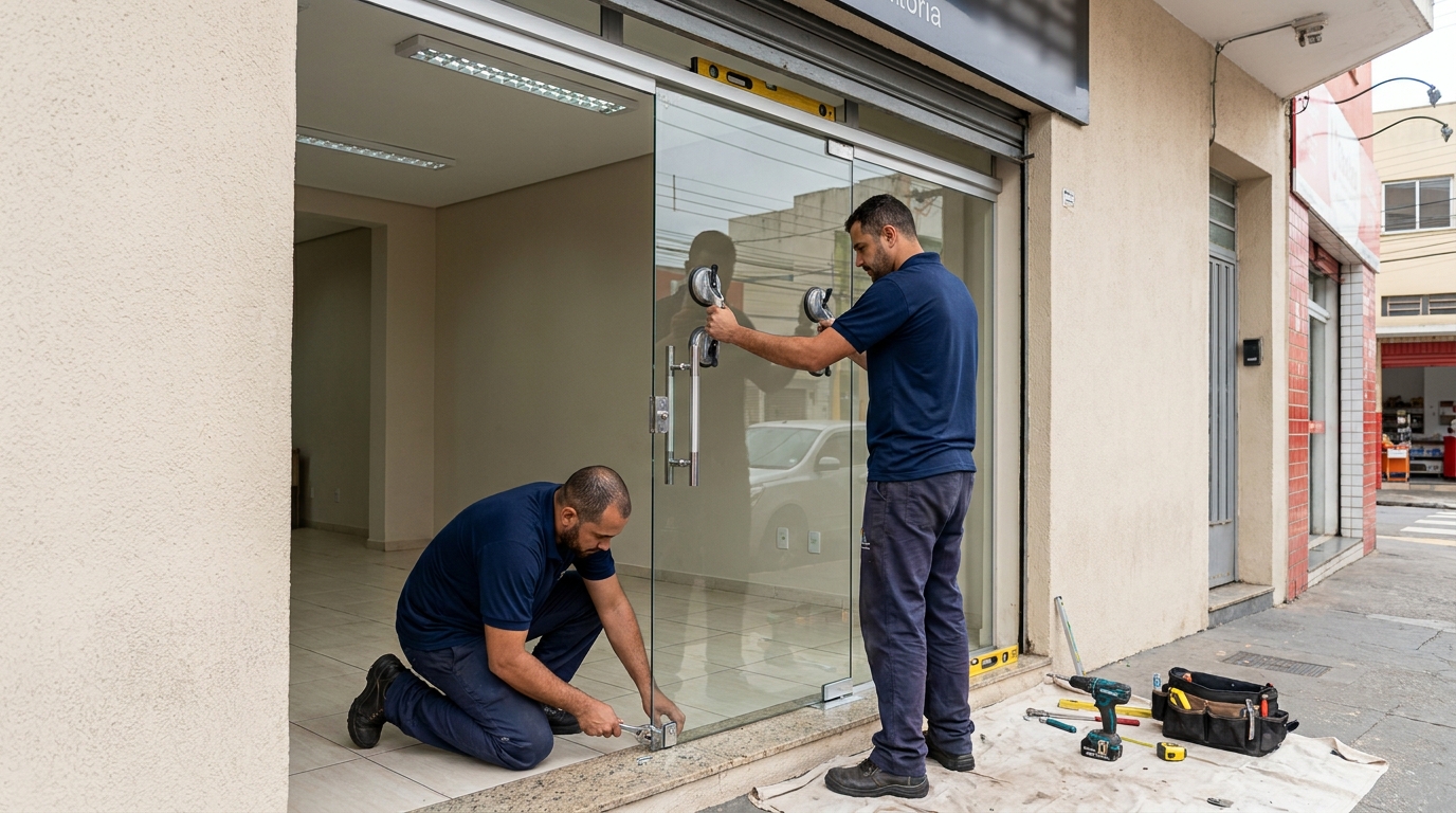 Portas Residenciais e Comerciais em Maringá‑PR