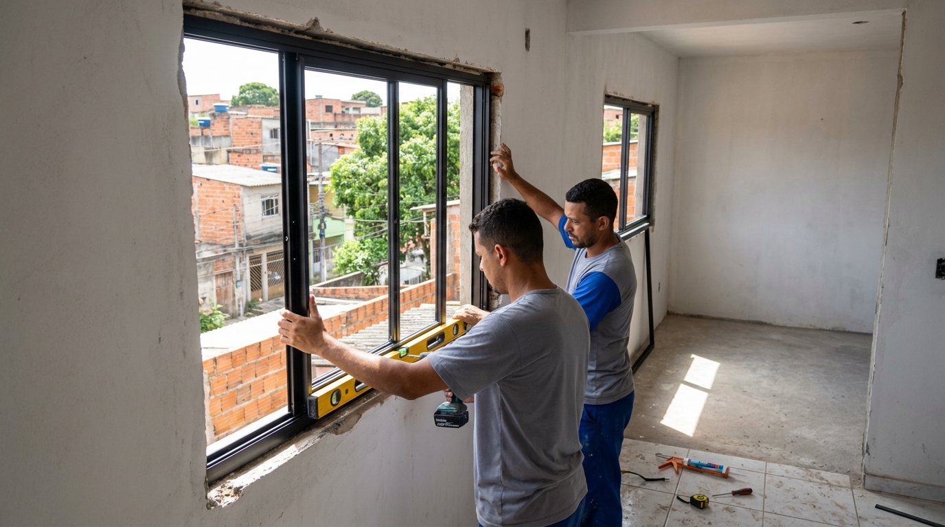 Produção de Portas e Janelas em Maringá‑PR