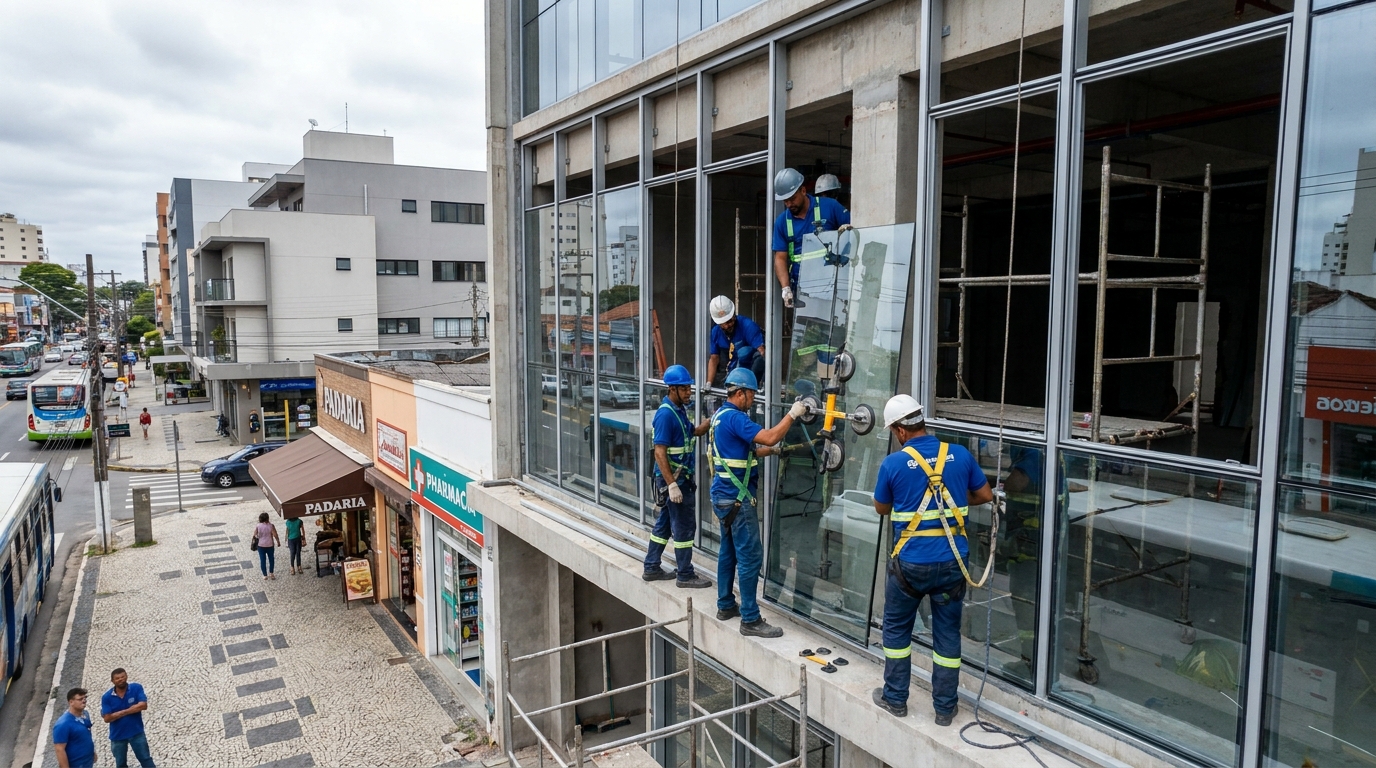 Fachada de Vidro em Maringá‑PR